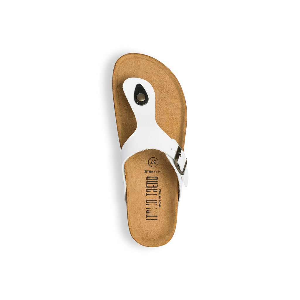 Ciabatte infradito bianche da donna Italia Trend Zeudi