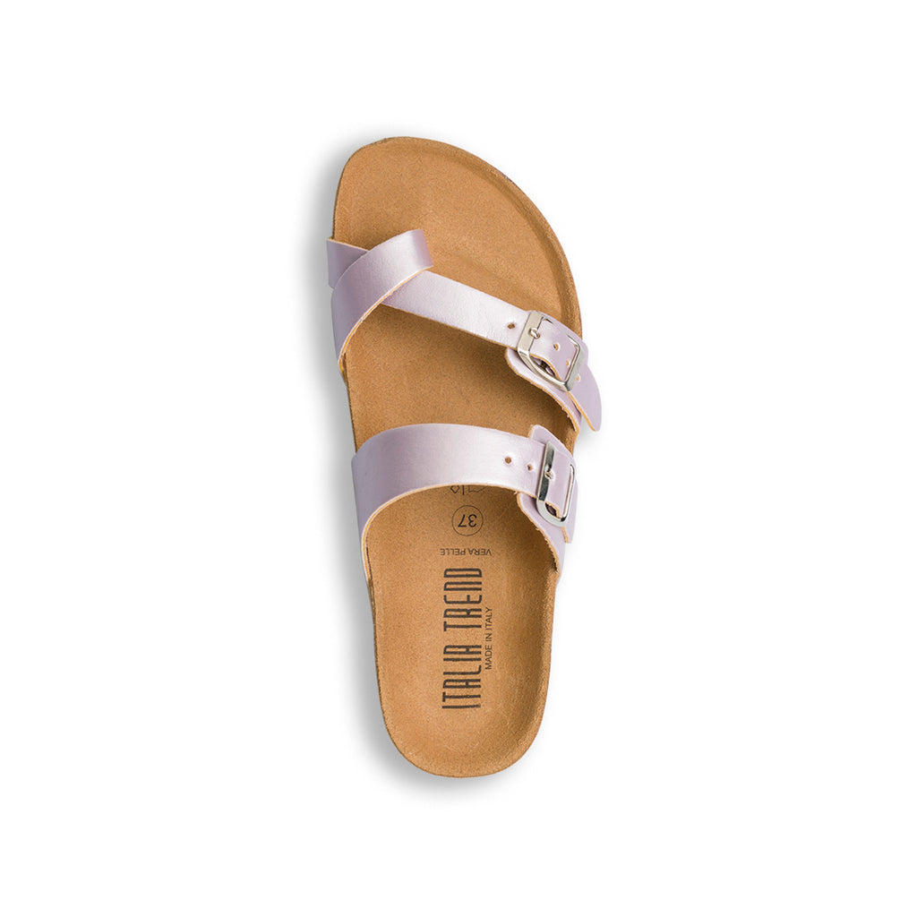 Ciabatte infradito lilla da donna Italia Trend Cassandra