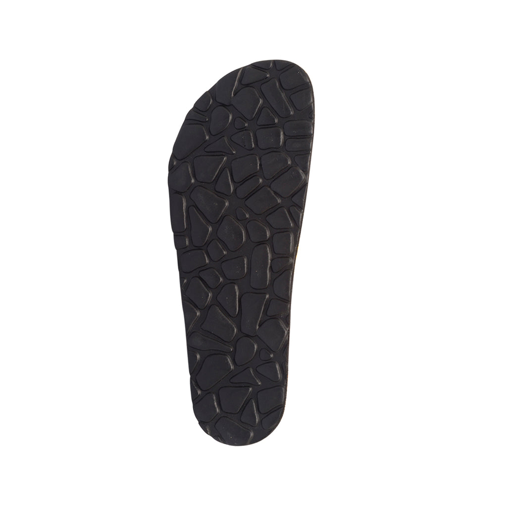 Ciabatte da donna color cuoio e giallo con fibbia in metallo Italia Trend Grazia