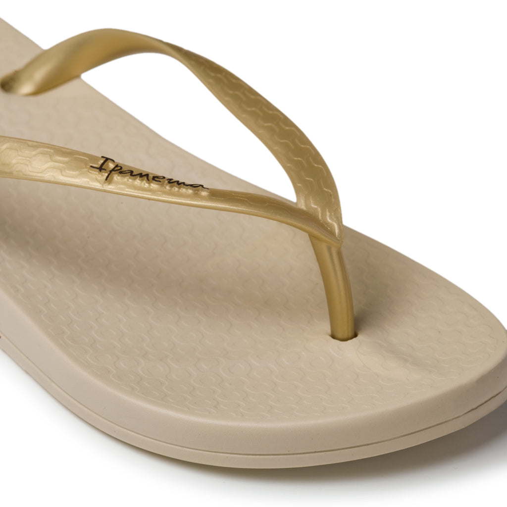 Ciabatte infradito beige da donna Ipanema Anatomic Tan