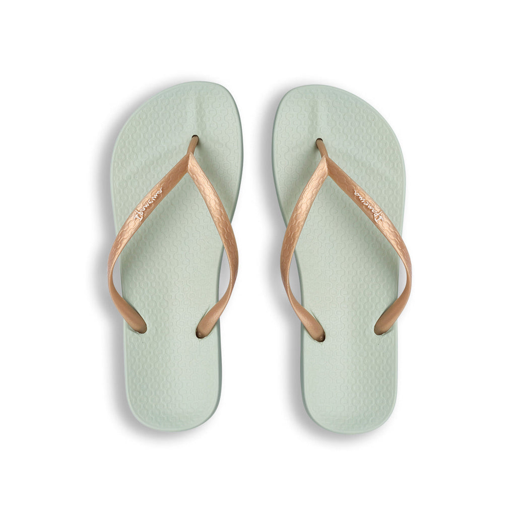 Ciabatte infradito verde acqua da donna Ipanema Anatomic Tan