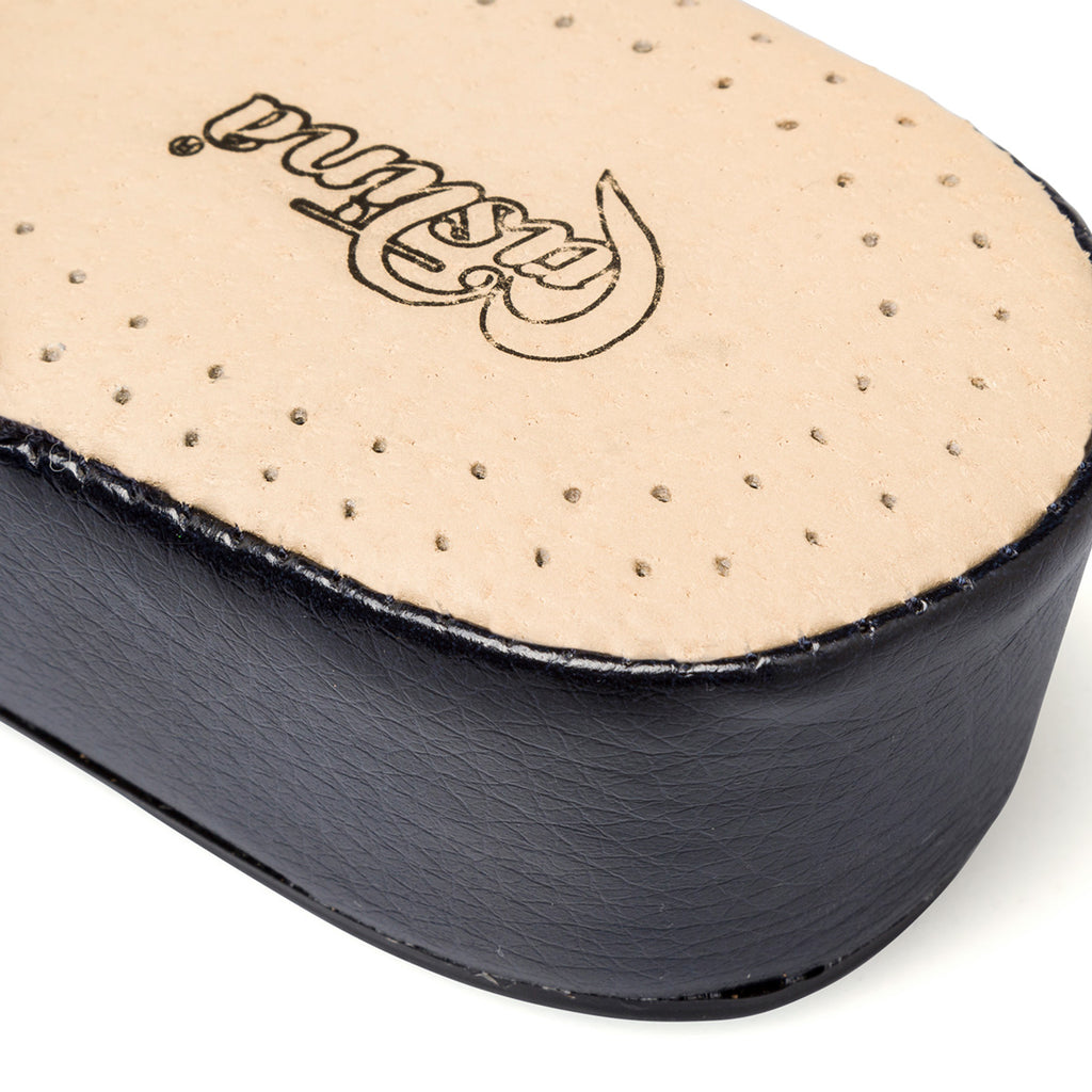 Pantofole blu scuro da donna con sottopiede in pelle Stilrosa