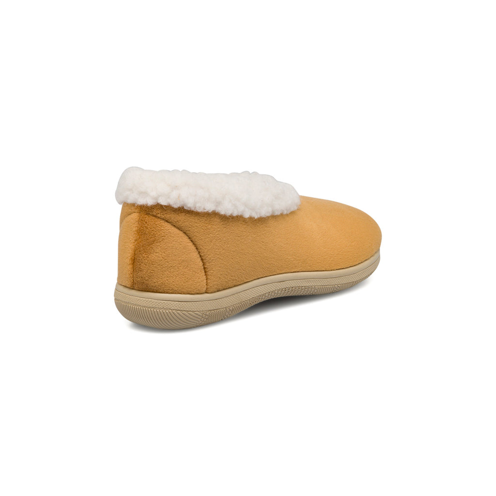 Pantofole beige da donna con imbottitura in pelliccia sintetica Stilrosa