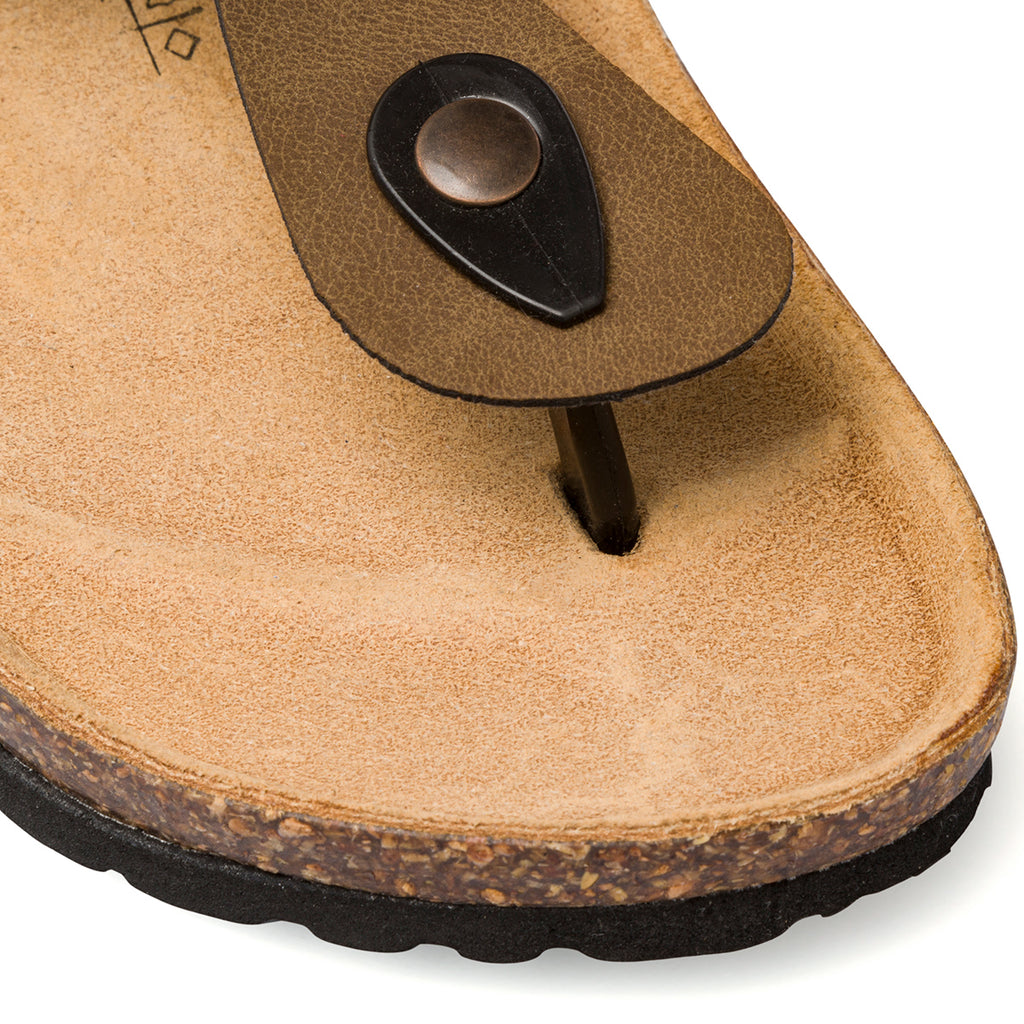 Ciabatte Infradito marroni da Donna Italia Trend Zeudi