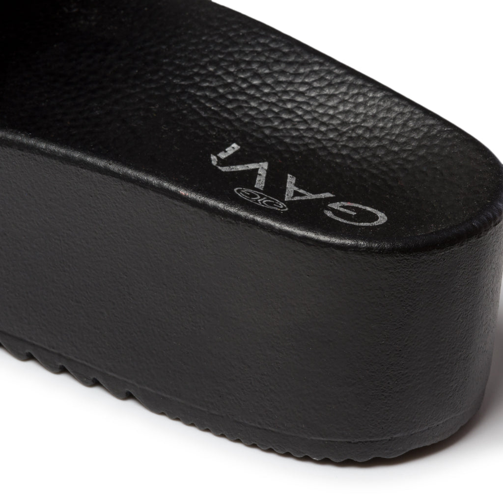 Ciabatte nere con applicazione di strass Silvia Sikel