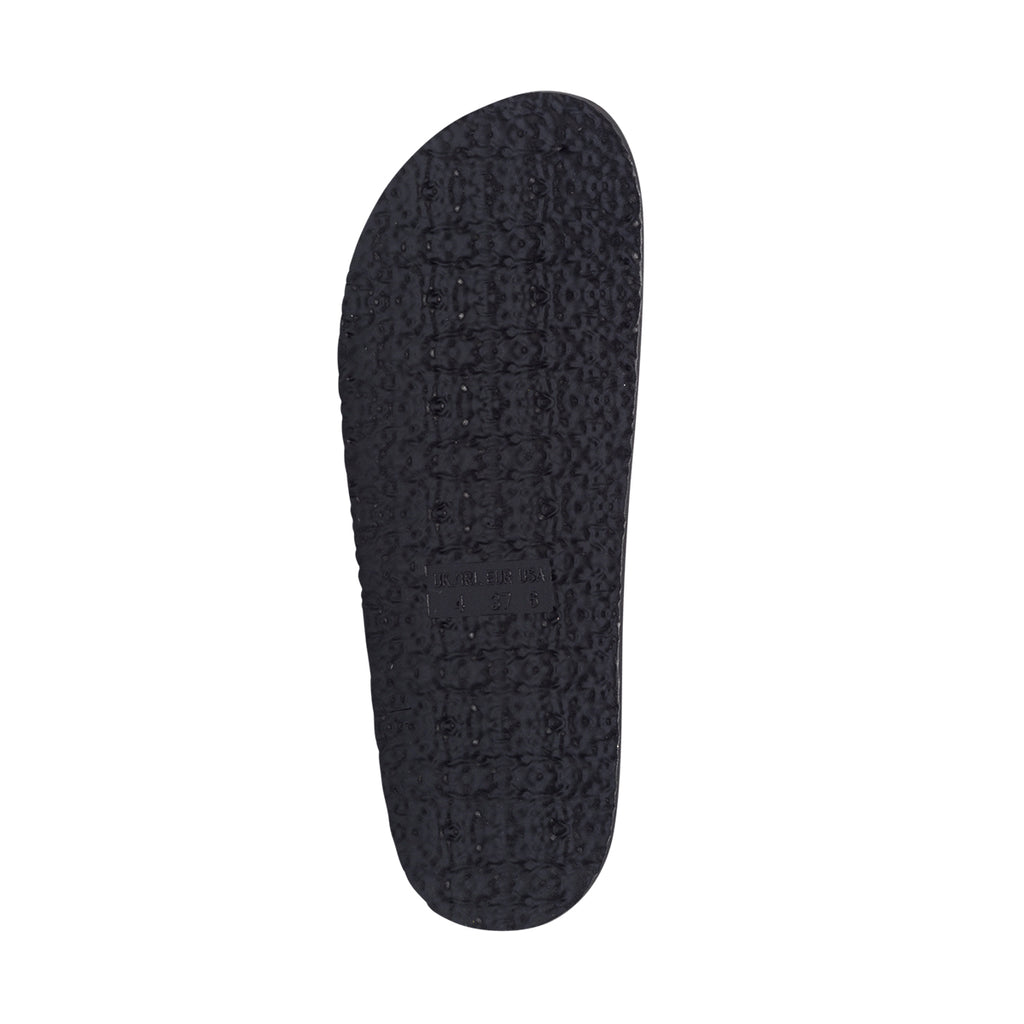 Ciabatte nere da donna con fascia effetto trapuntato Silvia Sikel