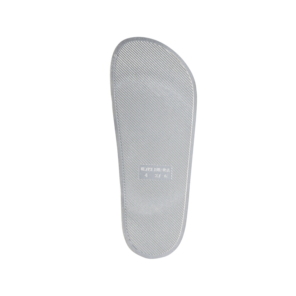 Ciabatte argento da donna con strass Silvia Sikel