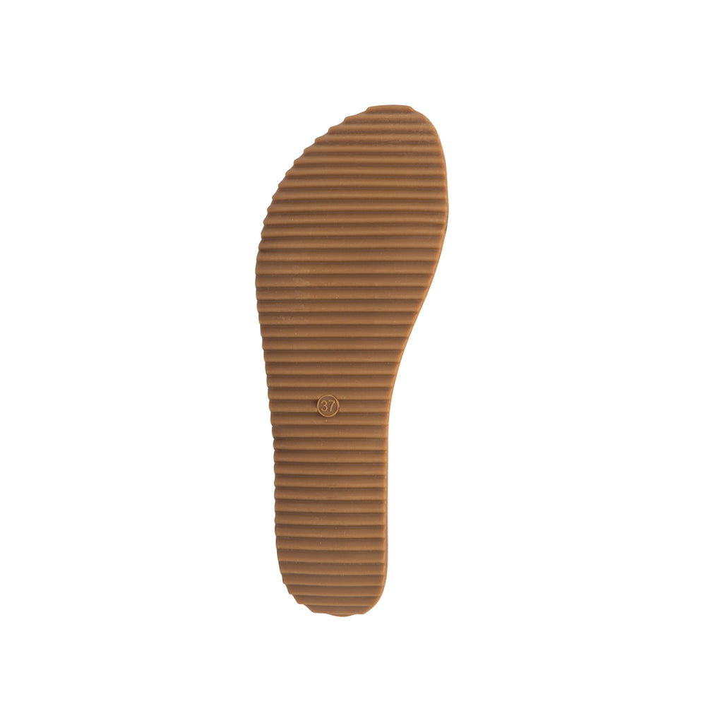 Ciabatte beige da donna con strass e perline Lora Ferres On The Beach