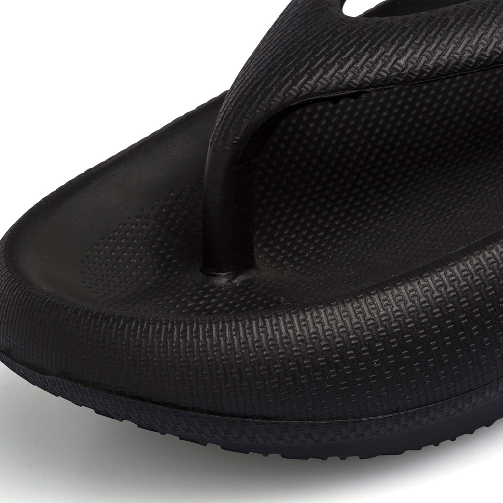 Ciabatte infradito nere in gomma da donna Lora Ferres On The Beach