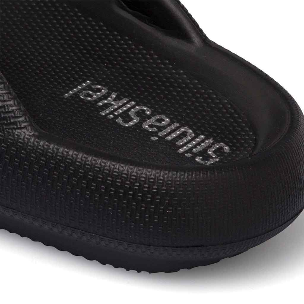 Ciabatte infradito nere in gomma da donna Lora Ferres On The Beach