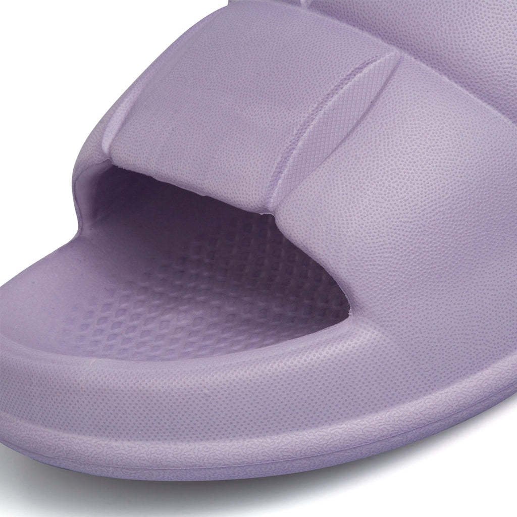 Ciabatte da donna lilla in gomma Lora Ferres On The Beach