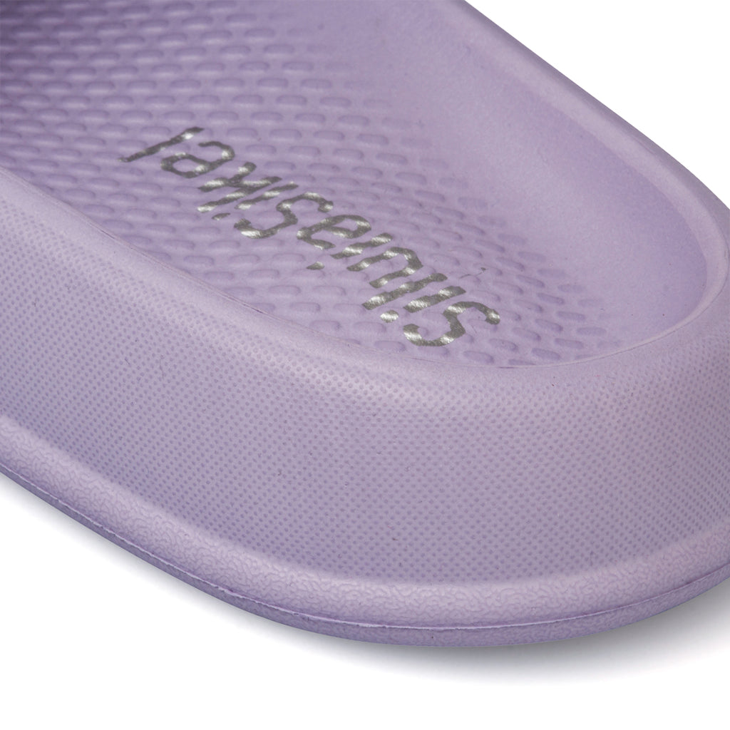 Ciabatte da donna lilla in gomma Lora Ferres On The Beach