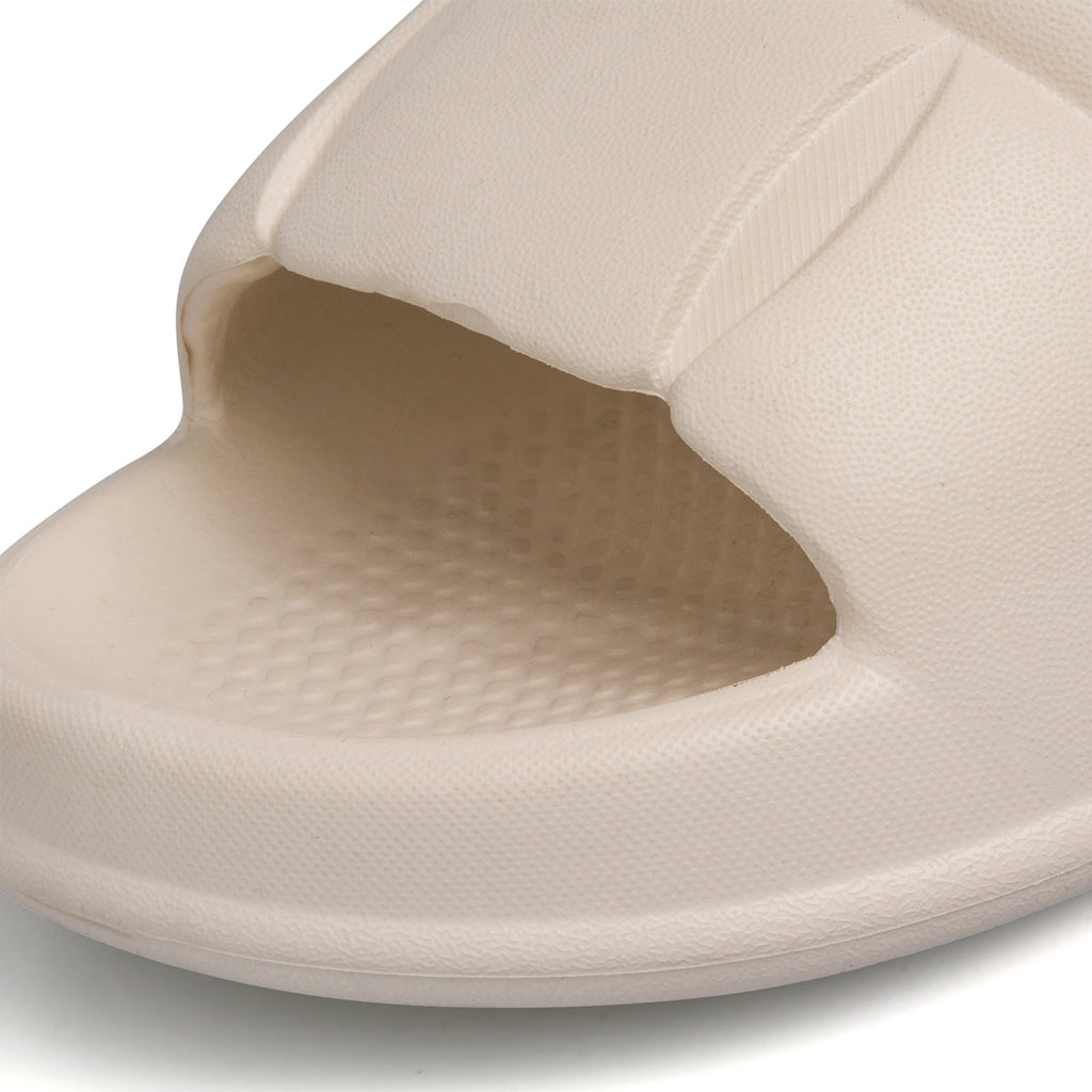 Ciabatte da donna beige in gomma Lora Ferres On The Beach