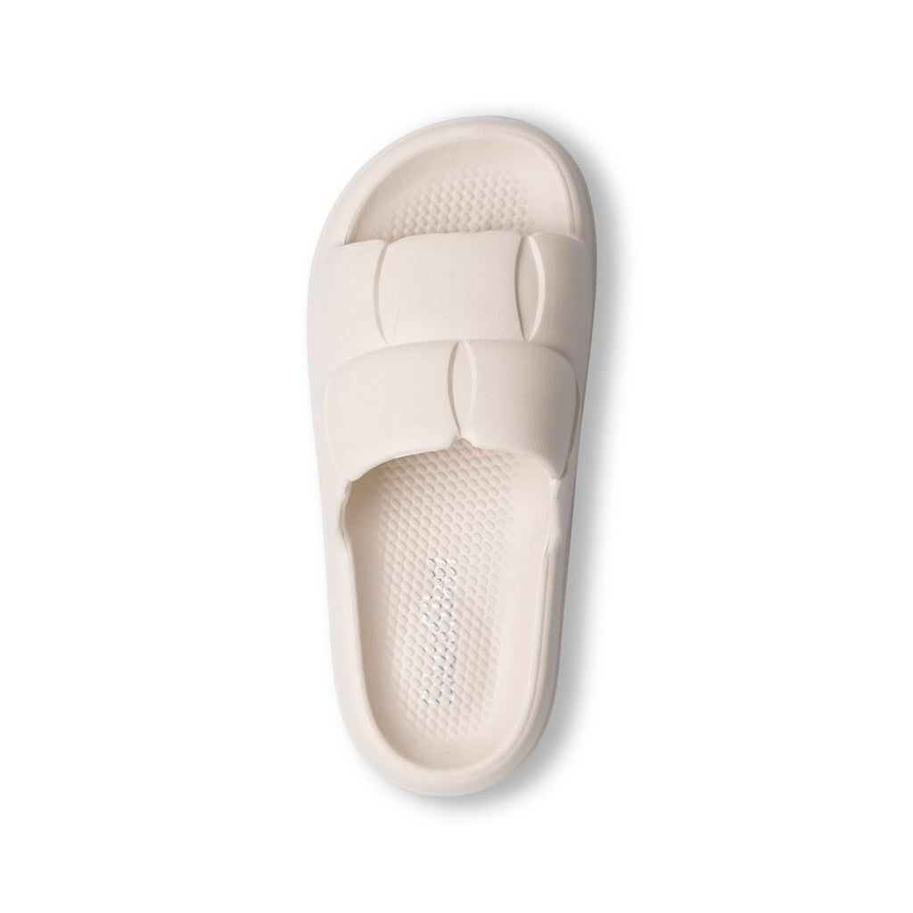 Ciabatte da donna beige in gomma Lora Ferres On The Beach