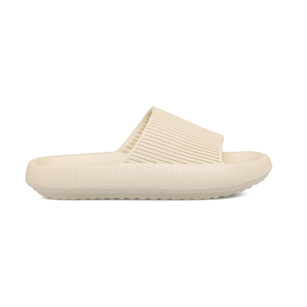 Ciabatte da donna beige a fascia singola Lora Ferres On The Beach