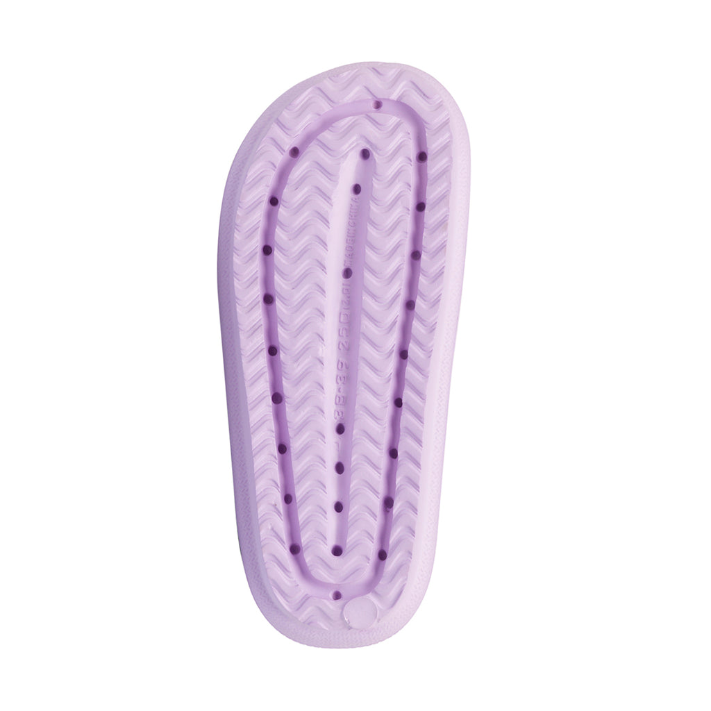 Ciabatte da donna lilla a fascia singola Lora Ferres On The Beach