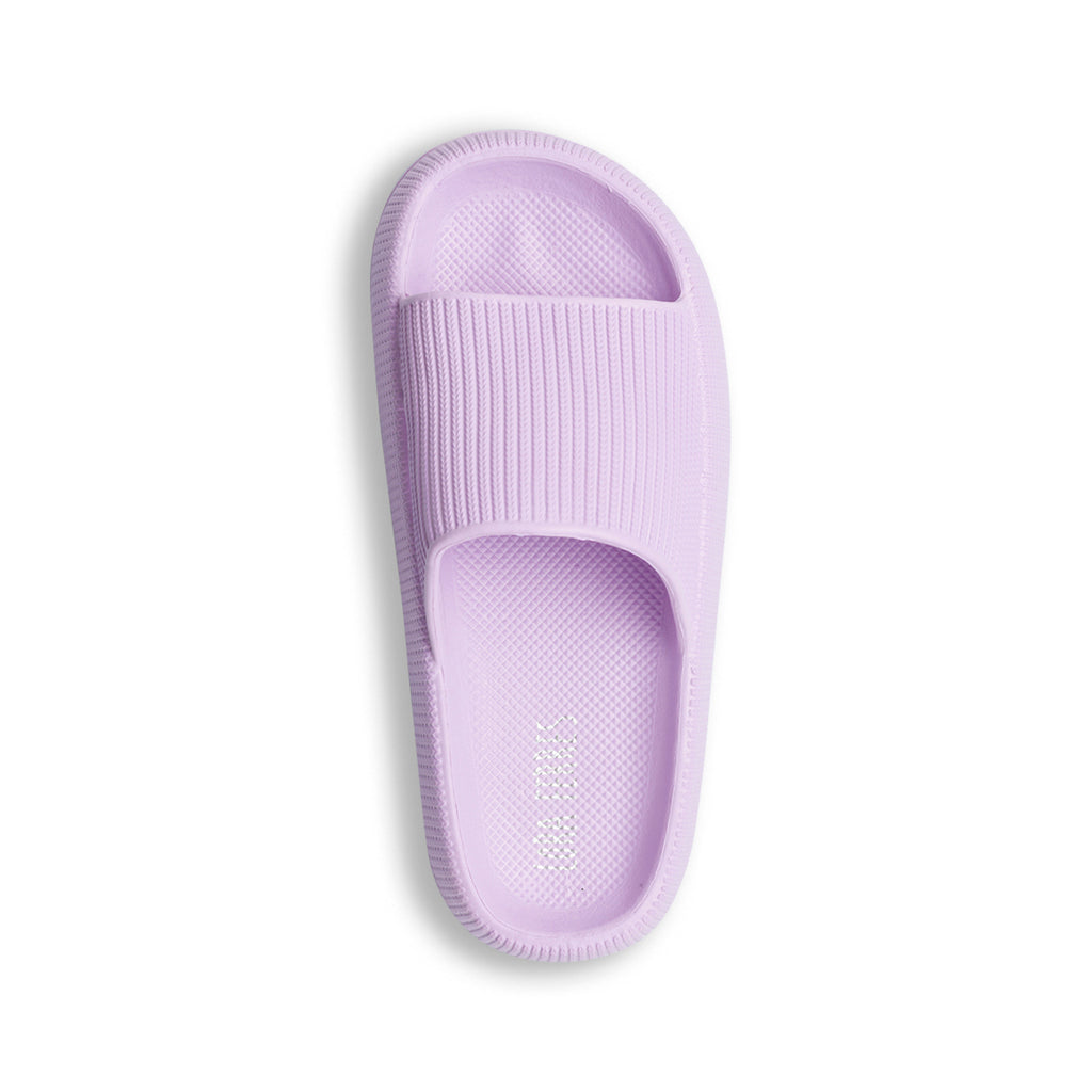 Ciabatte da donna lilla a fascia singola Lora Ferres On The Beach