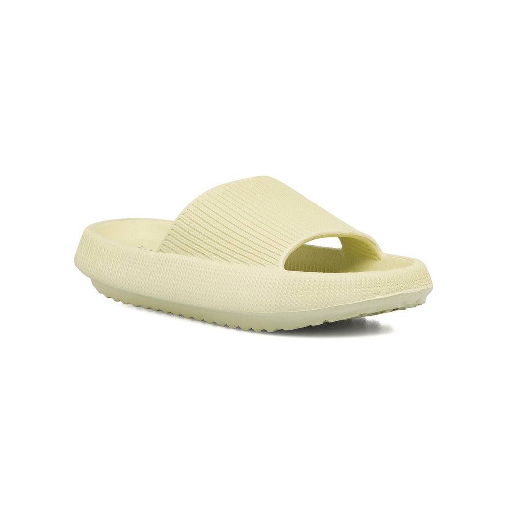 Ciabatte da donna verdi a fascia singola Lora Ferres On The Beach