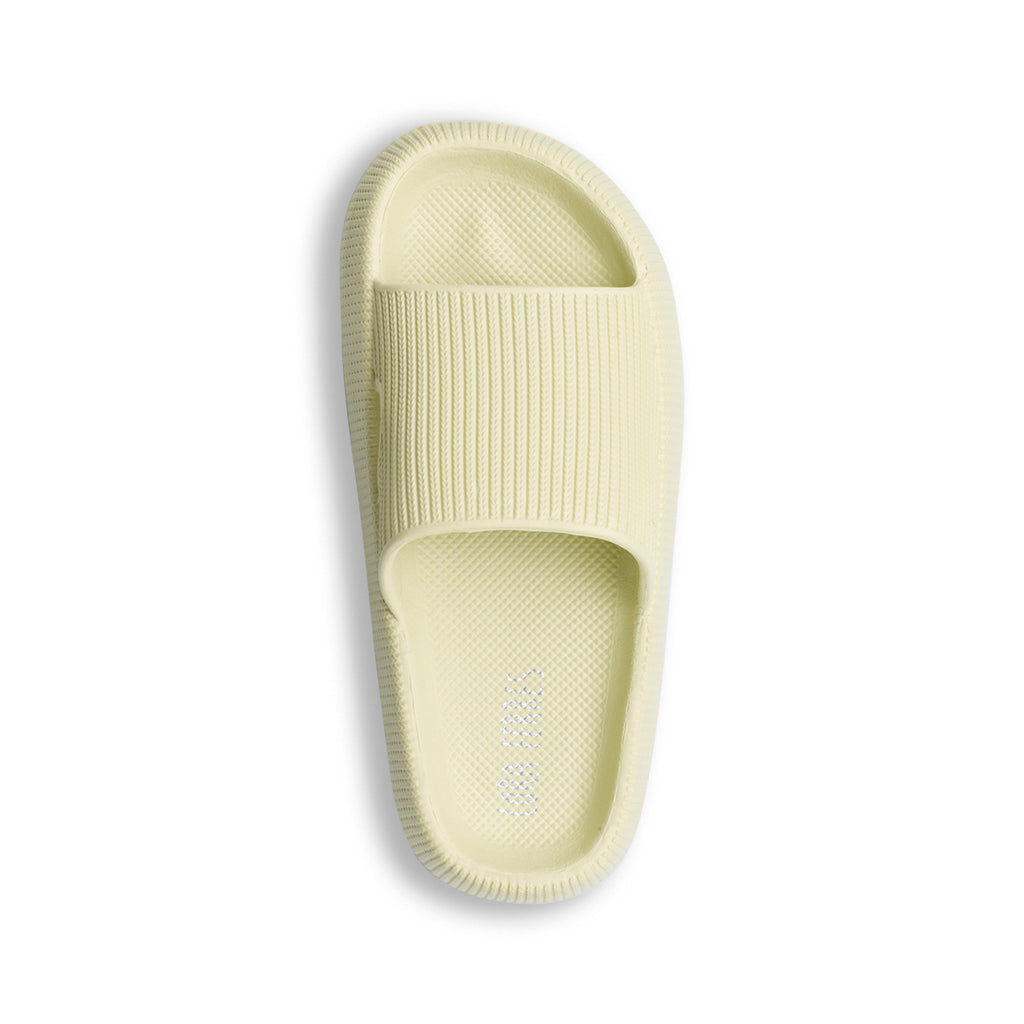 Ciabatte da donna verdi a fascia singola Lora Ferres On The Beach