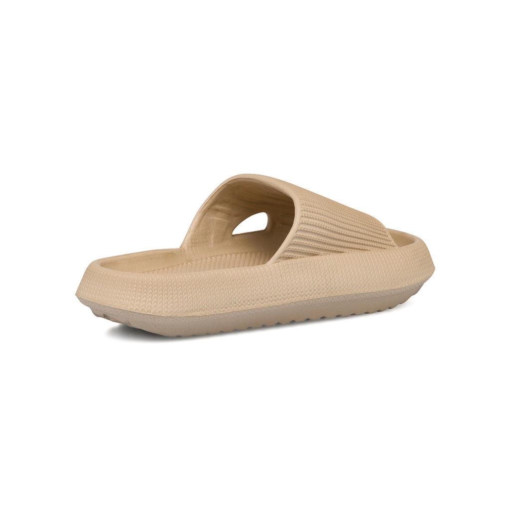 Ciabatte da donna beige a fascia singola Lora Ferres