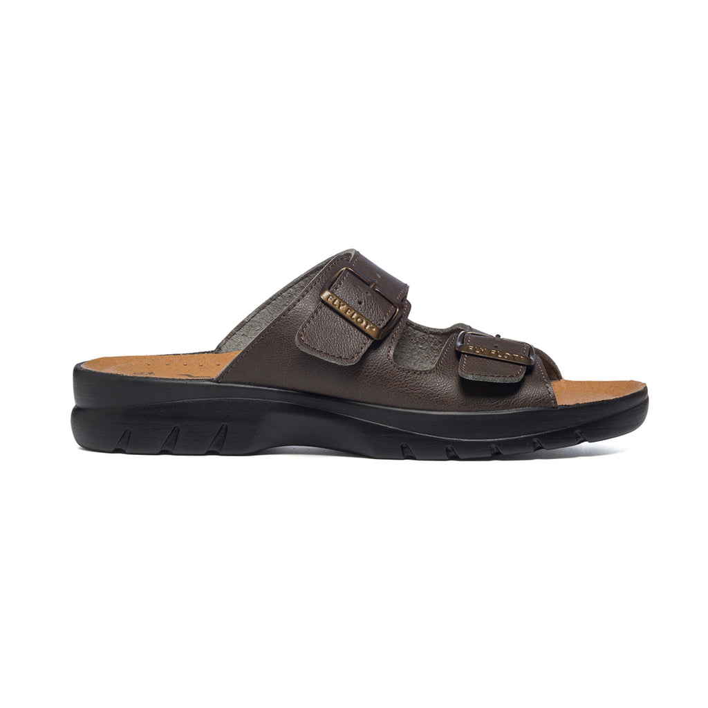 Ciabatte marroni in pelle Fly Flot