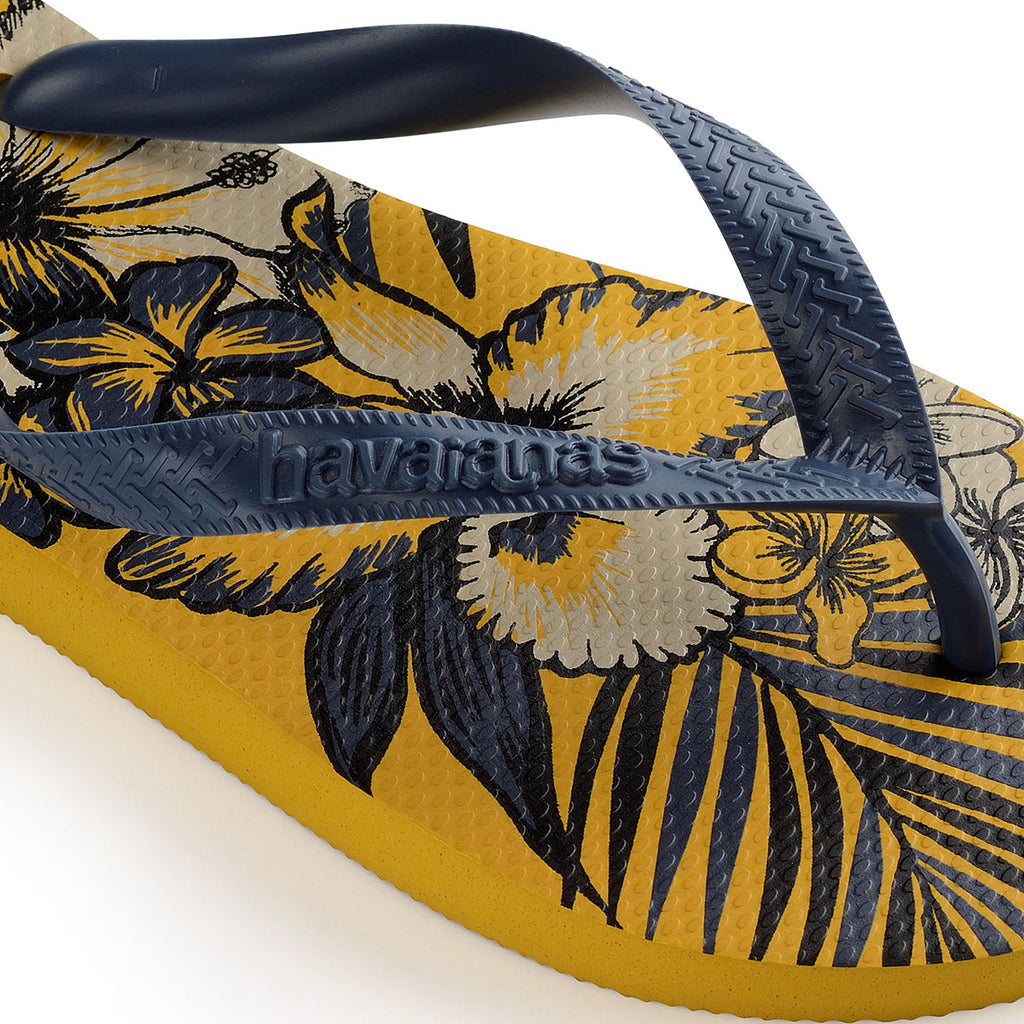 Ciabatte infradito gialle con stampa fantasia Havaianas Aloha