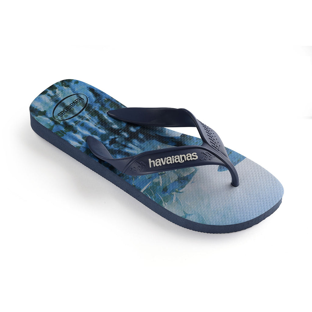 Ciabatte infradito blu con stampa fantasia Havaianas Surf