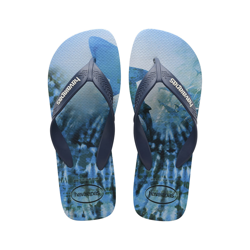 Ciabatte infradito blu con stampa fantasia Havaianas Surf