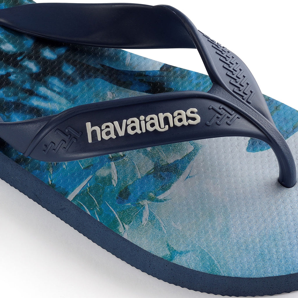 Ciabatte infradito blu con stampa fantasia Havaianas Surf