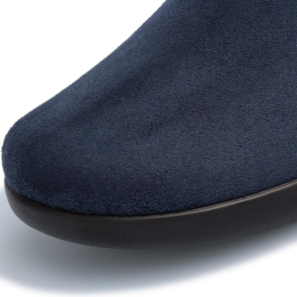 Pantofole da uomo blu in tessuto Fly Flot
