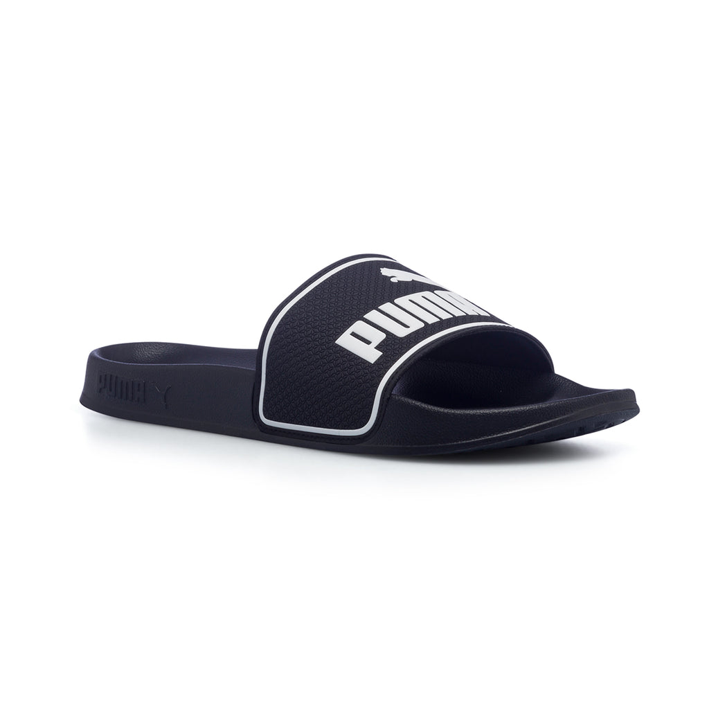 Ciabatte nere da uomo con logo a contrasto Puma Leadcat 2.0