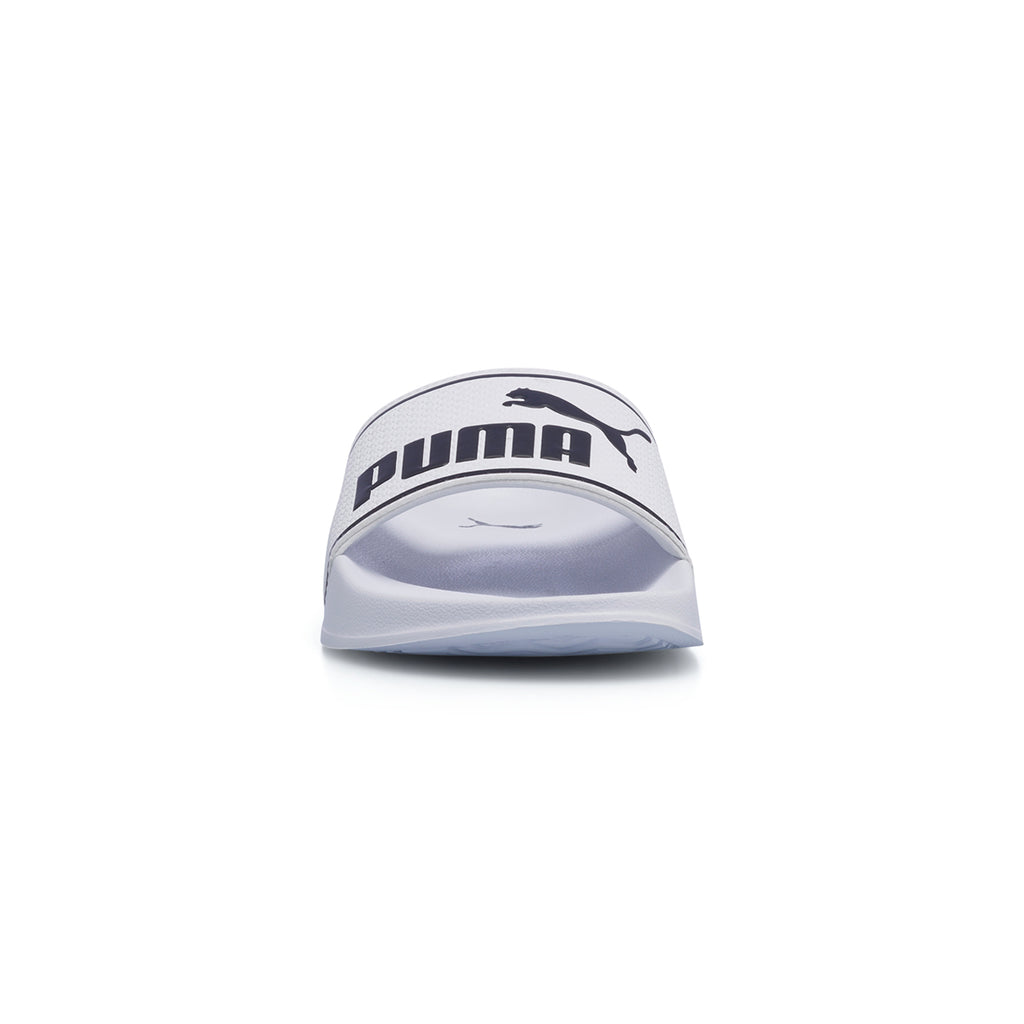 Ciabatte bianche da uomo con logo a contrasto Puma Leadcat 2.0