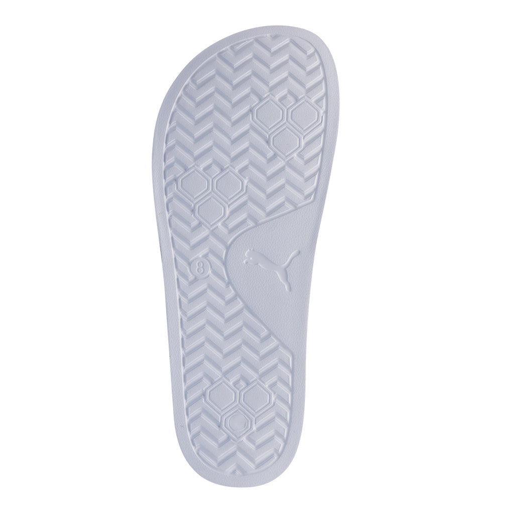 Ciabatte bianche da uomo con logo a contrasto Puma Leadcat 2.0