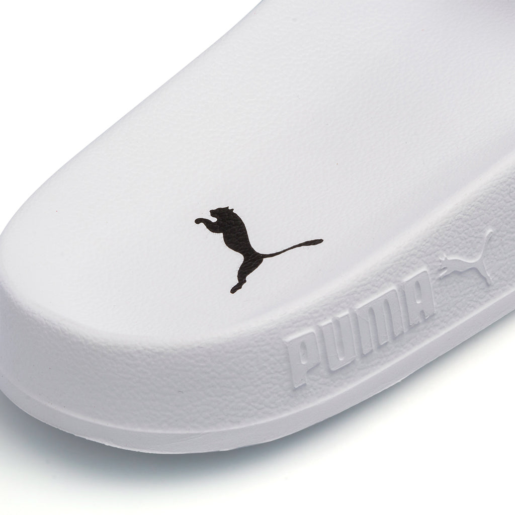 Ciabatte bianche da uomo con logo a contrasto Puma Leadcat 2.0