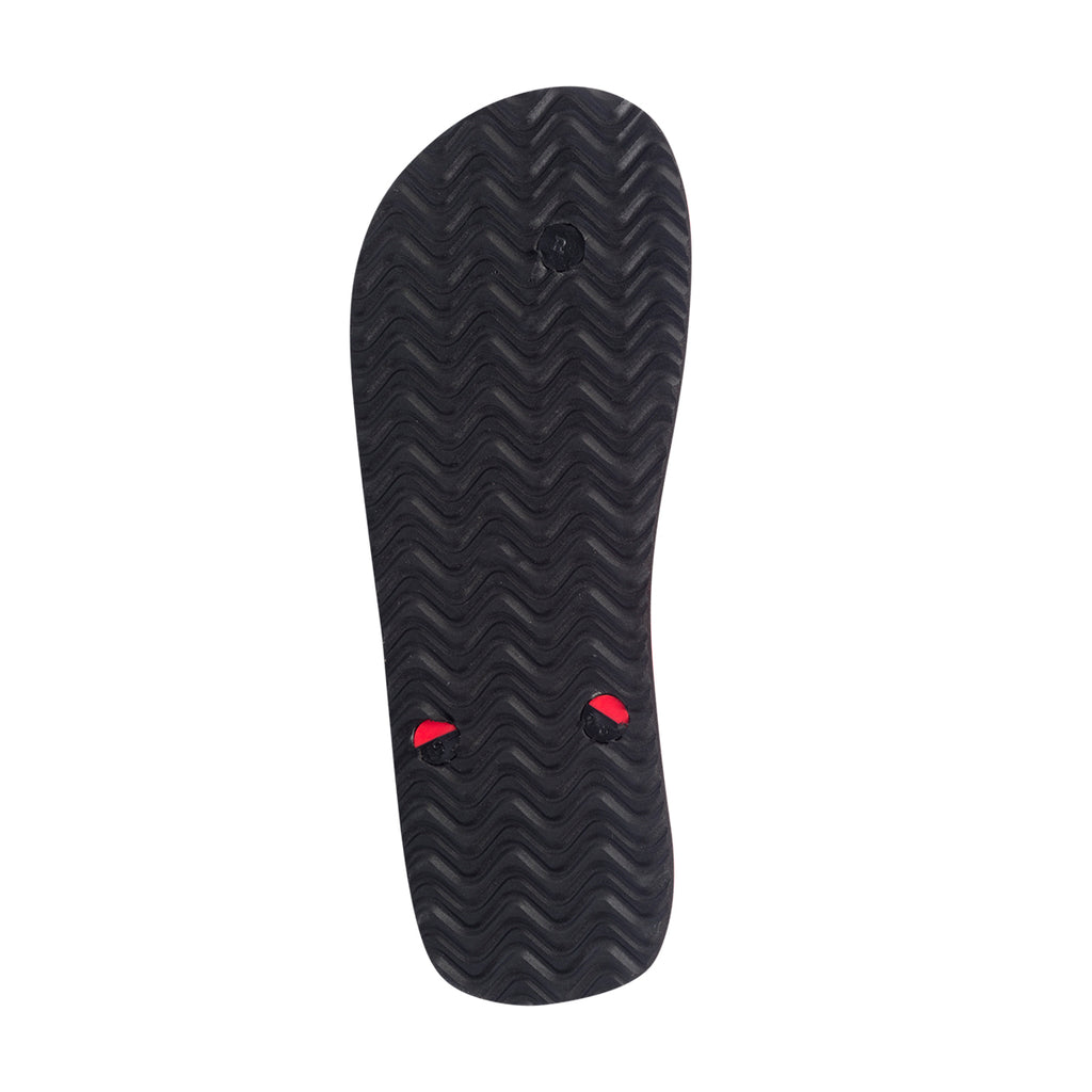 Ciabatte infradito da uomo grigie e rosse con logo a contrasto Ducati