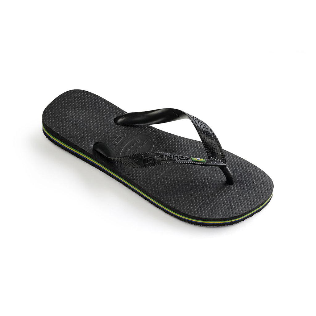 Ciabatte infradito da uomo nere Havaianas Brasil