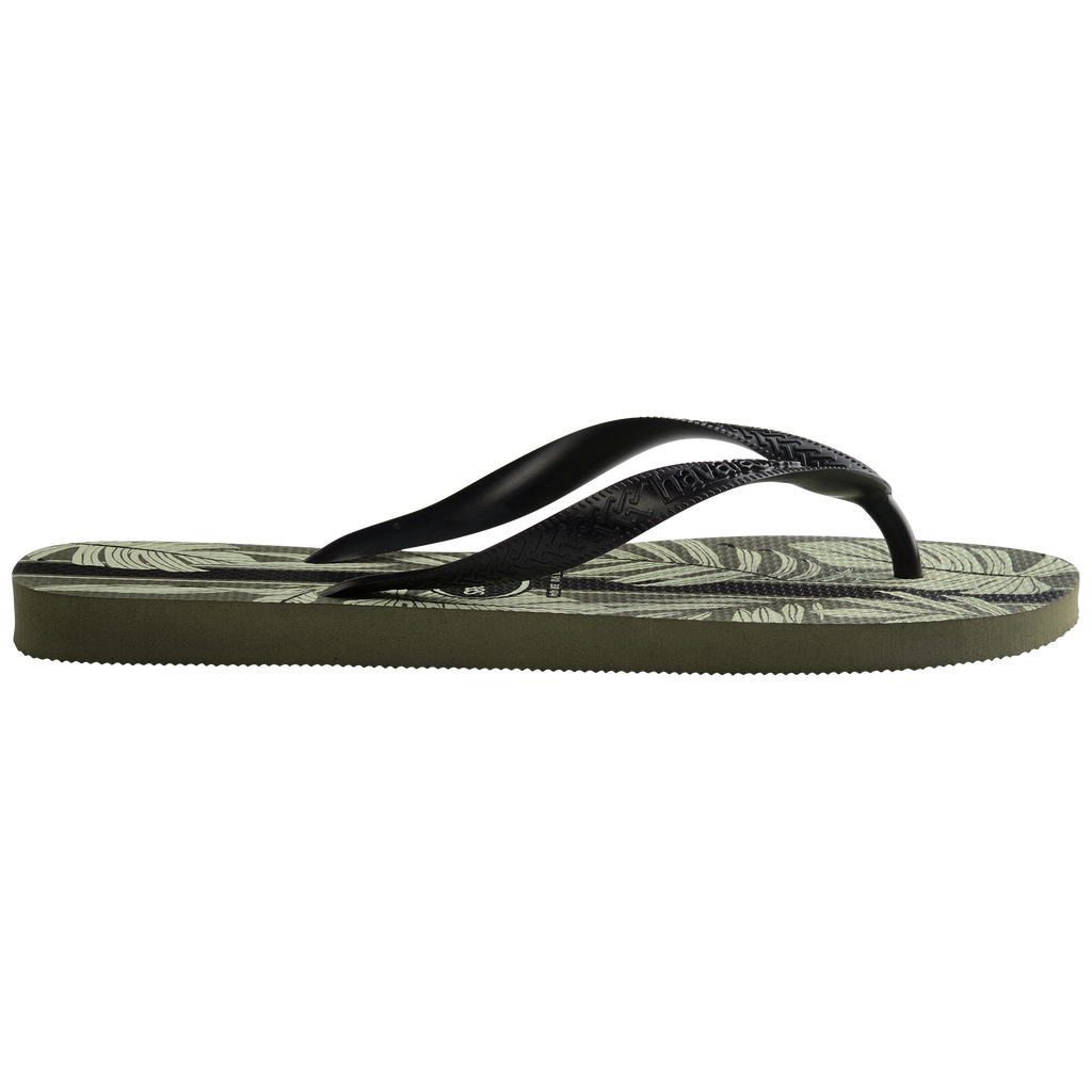 Ciabatte infradito da uomo verdi con stampa sulla suola Havaianas Aloha