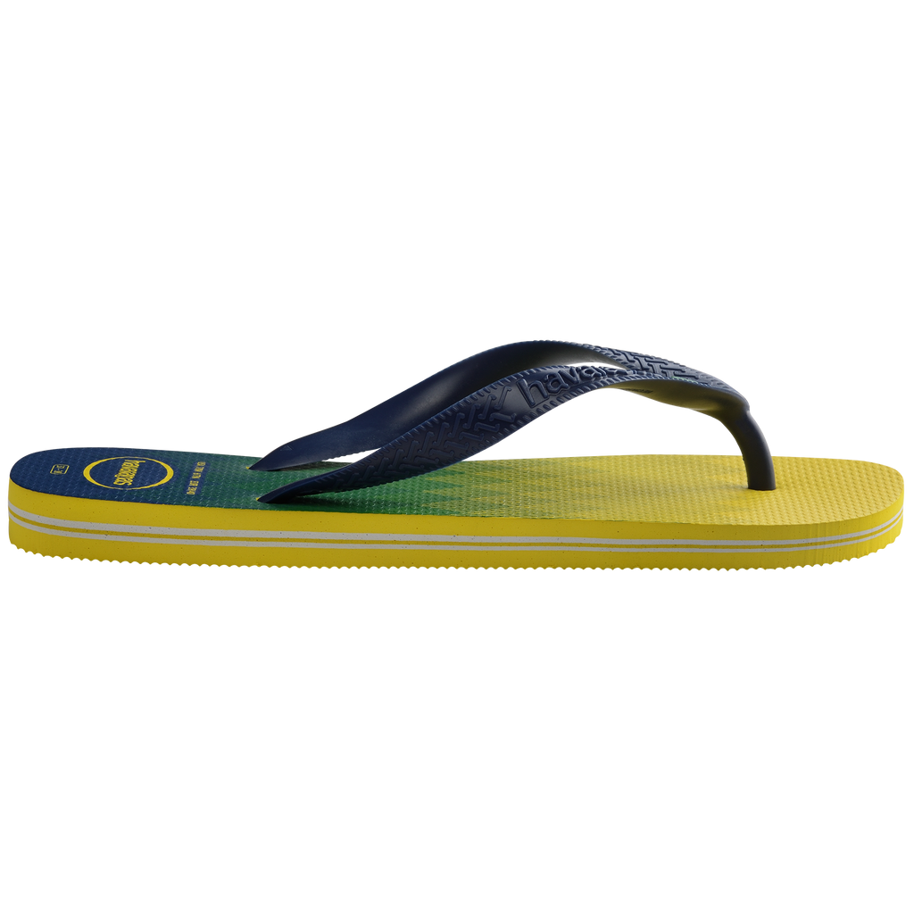 Ciabatte infradito da uomo gialle con motivo sfumato Havaianas Brasil Fresh