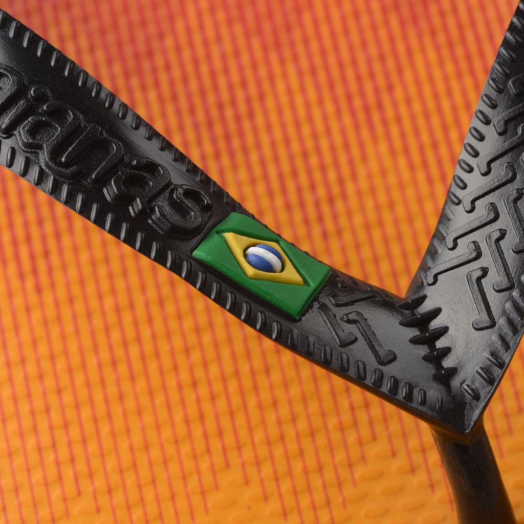 Ciabatte infradito da uomo arancioni con motivo sfumato Havaianas Brasil Fresh