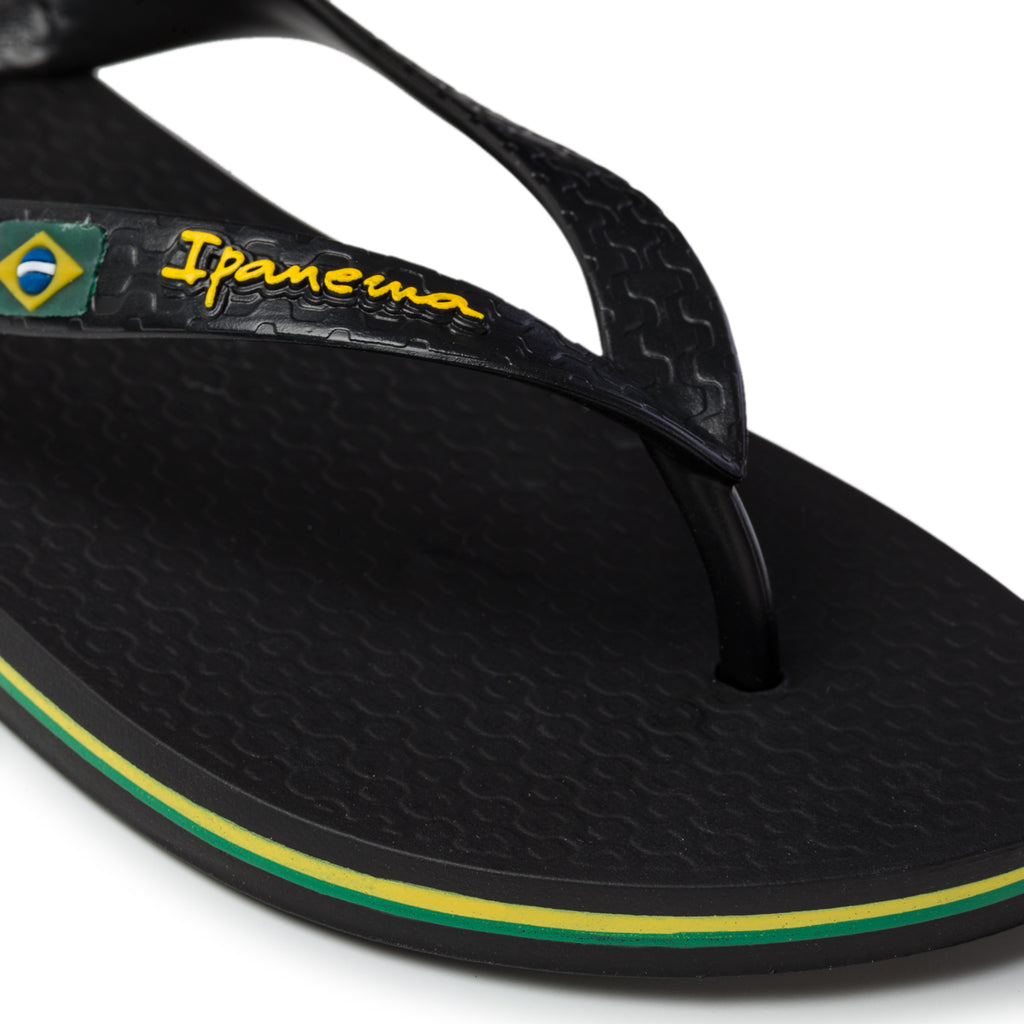 Ciabatte infradito da uomo nere Ipanema Class Brasil II