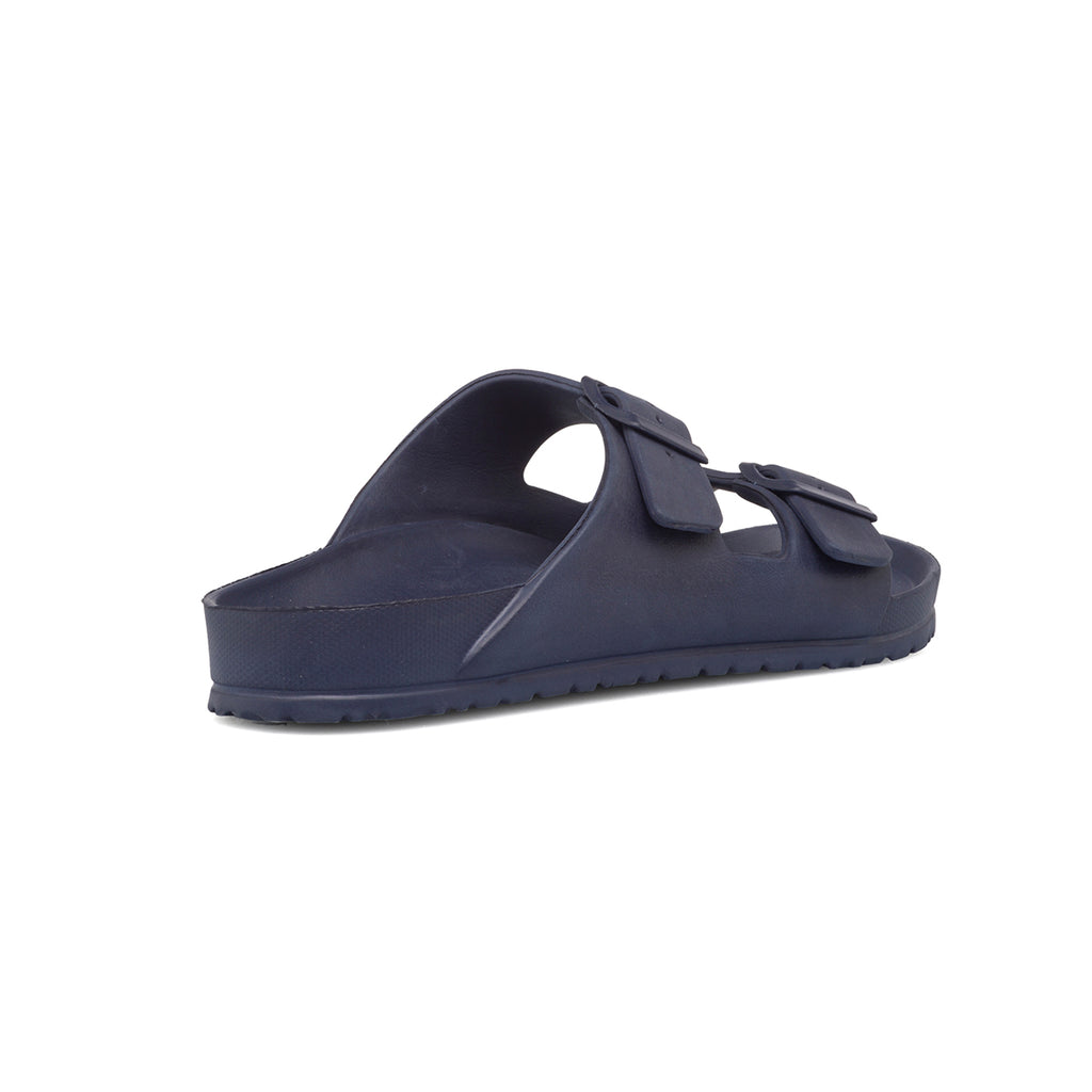 Ciabatte da uomo blu a doppia fascia Feetty