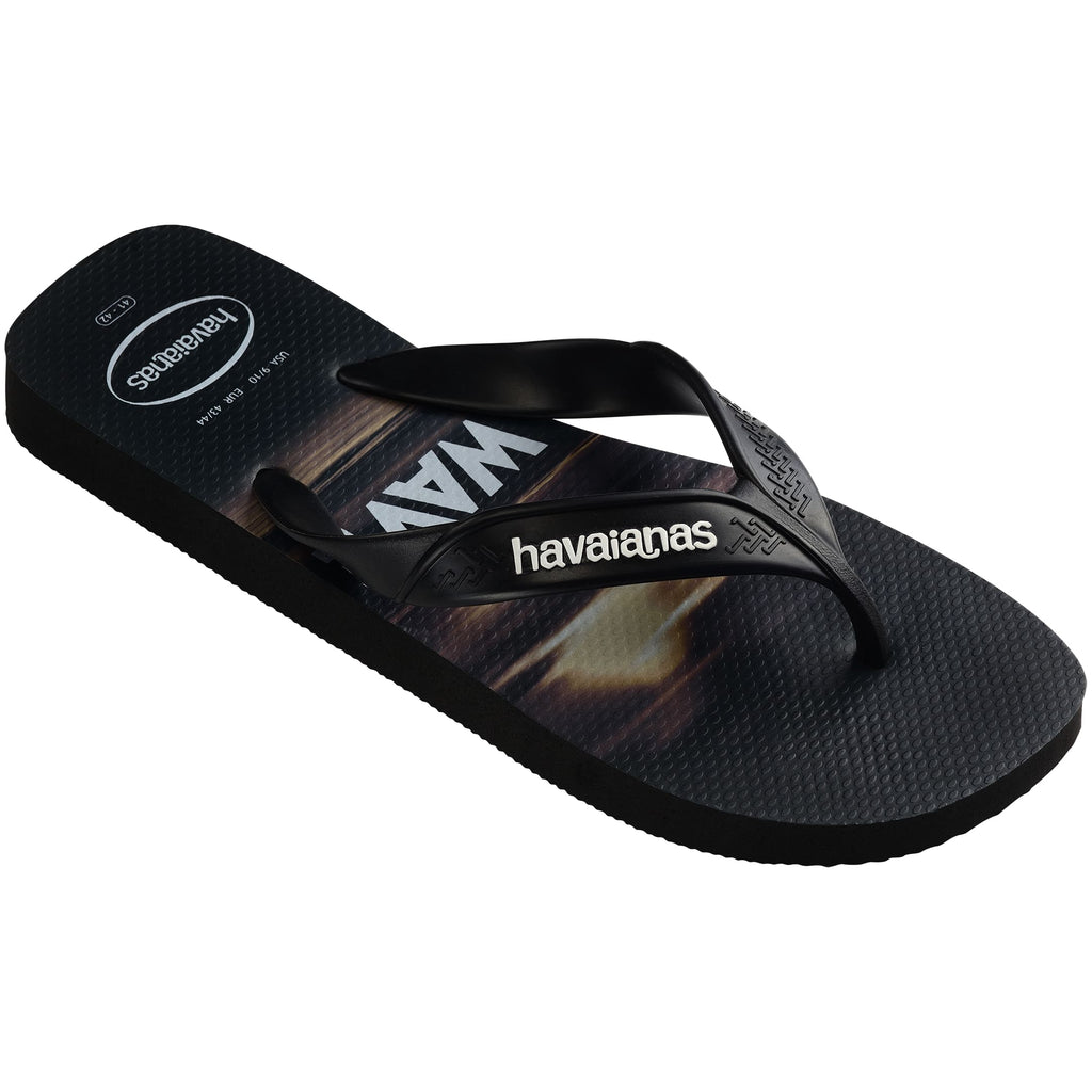 Ciabatte infradito nere da uomo Havaianas Surf