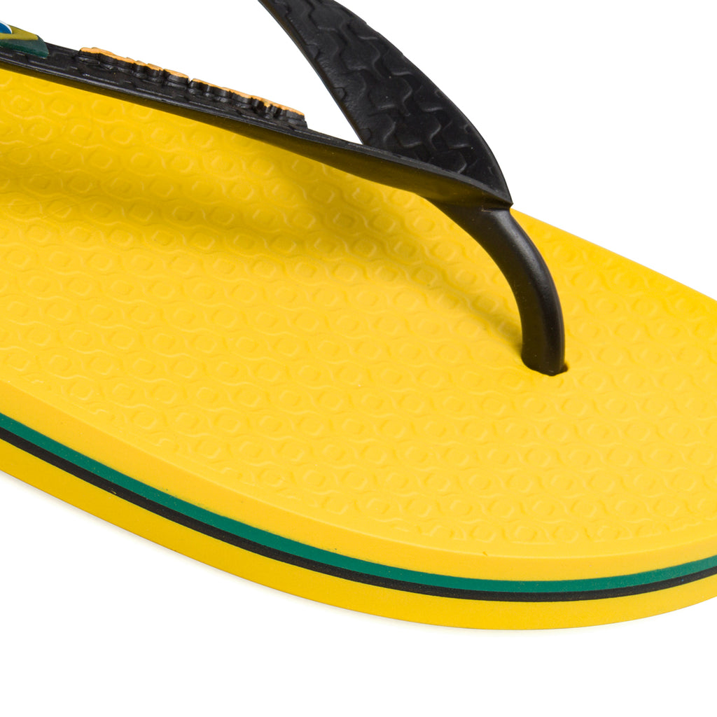 Ciabatte infradito gialle e nere da uomo Ipanema Class Brasil II