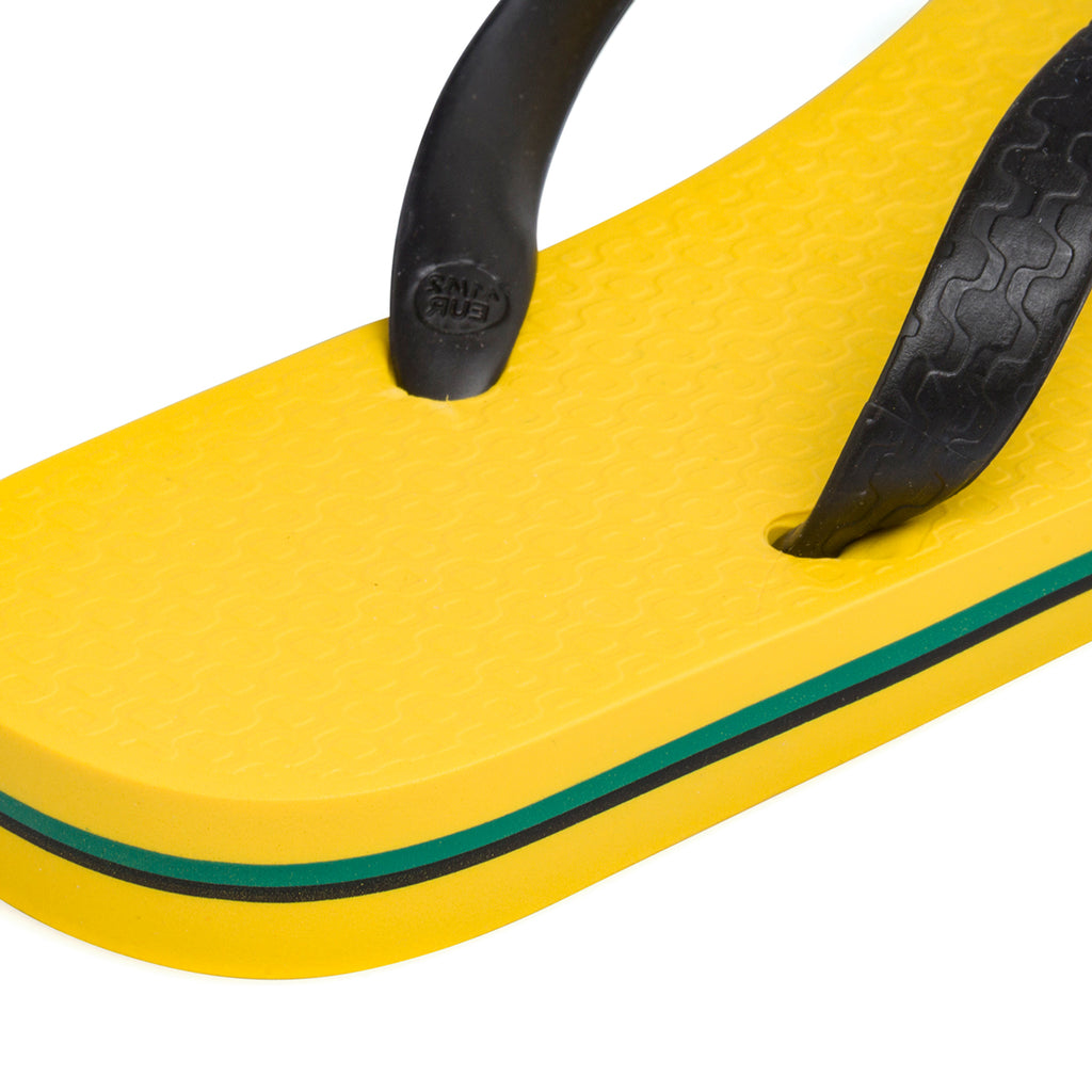 Ciabatte infradito gialle e nere da uomo Ipanema Class Brasil II