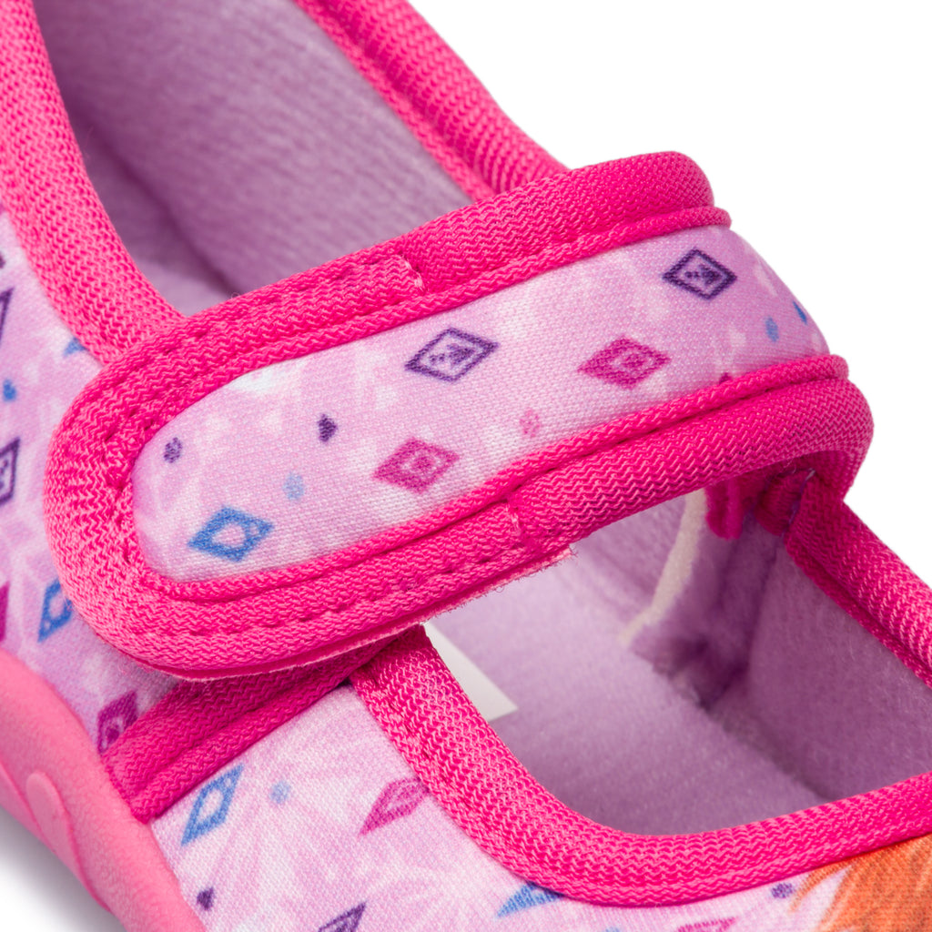 Pantofole da bambina fucsia con stampa Frozen