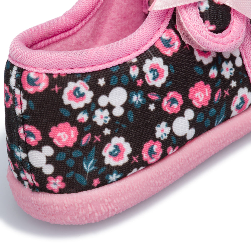 Pantofole da bambina grigie e rosa con stampa Minnie