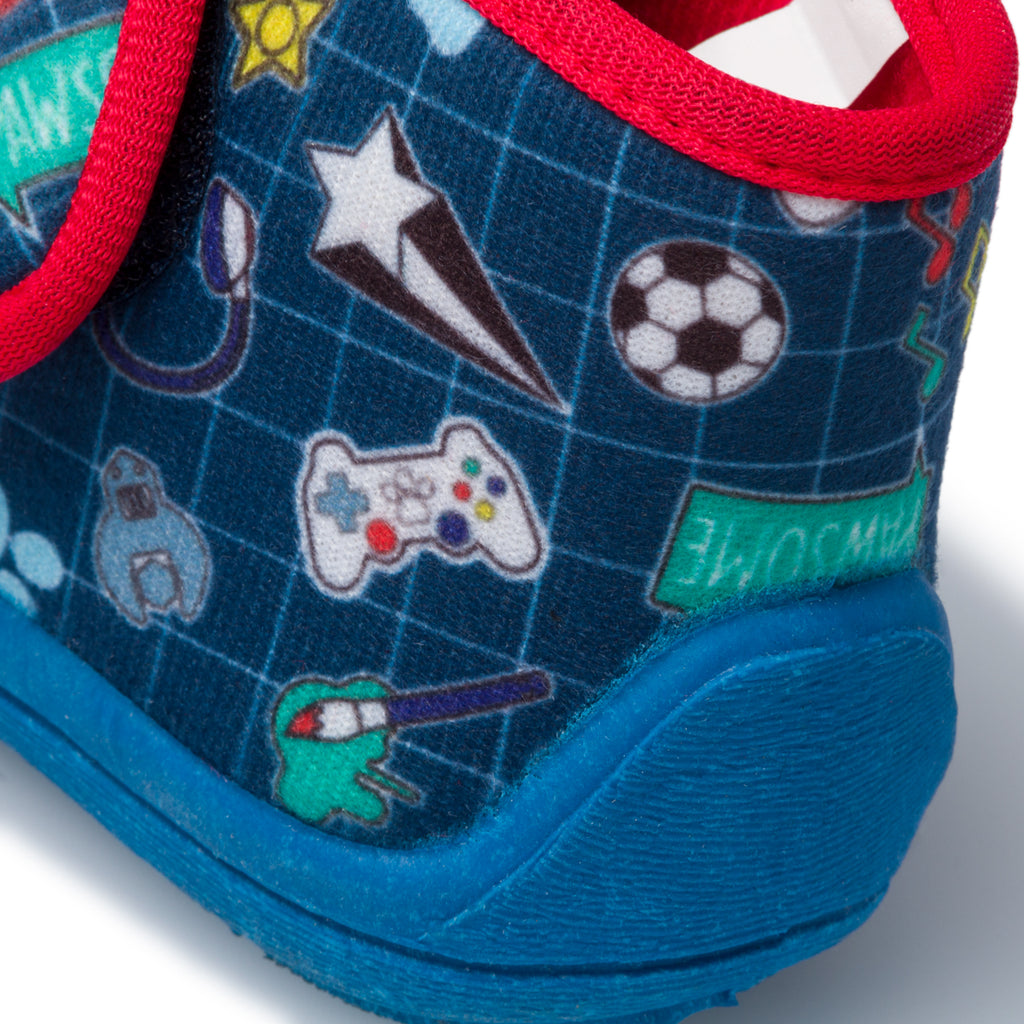 Pantofole da bambino blu con stampa Paw Patrol