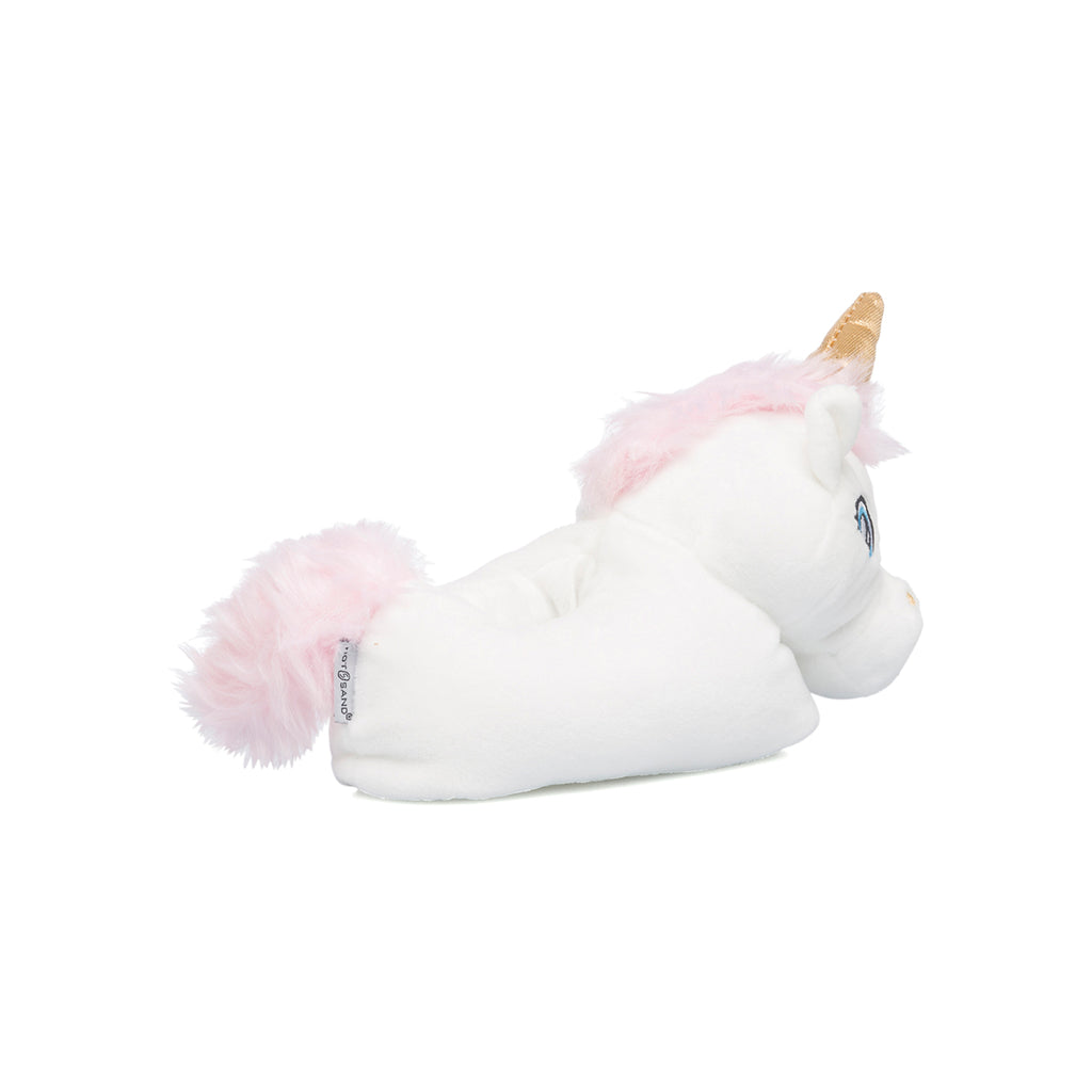 Pantofole unicorno bianche da bambina Hot Sand