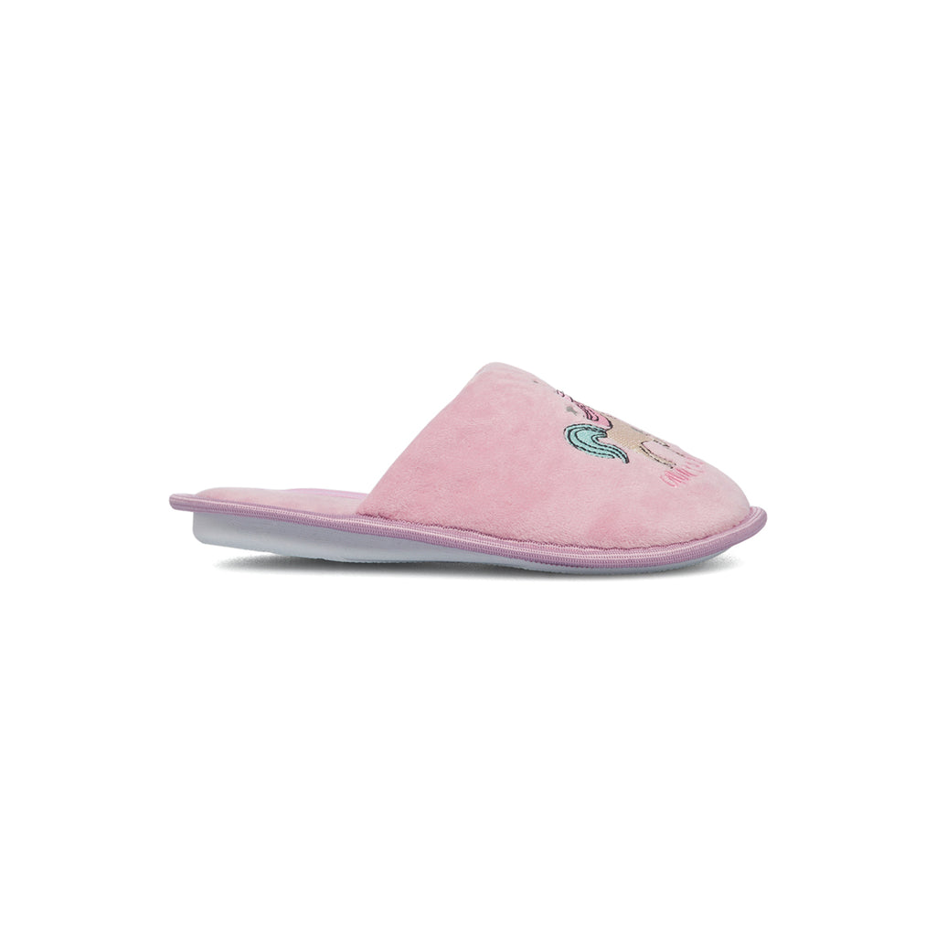 Pantofole rosa da bambina con unicorno Hot Sand
