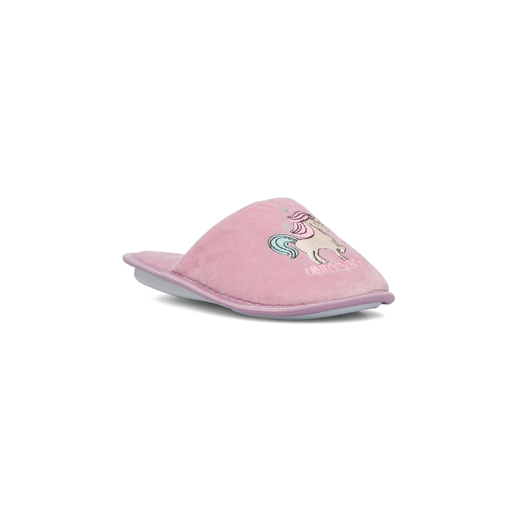 Pantofole rosa da bambina con unicorno Hot Sand